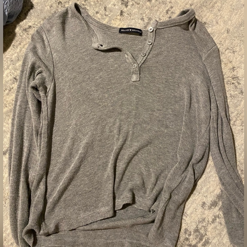 Brandy Melville button up long sleeve